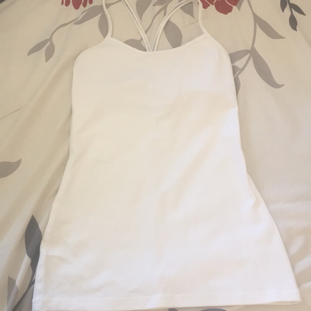 Lululemon White Power Tank